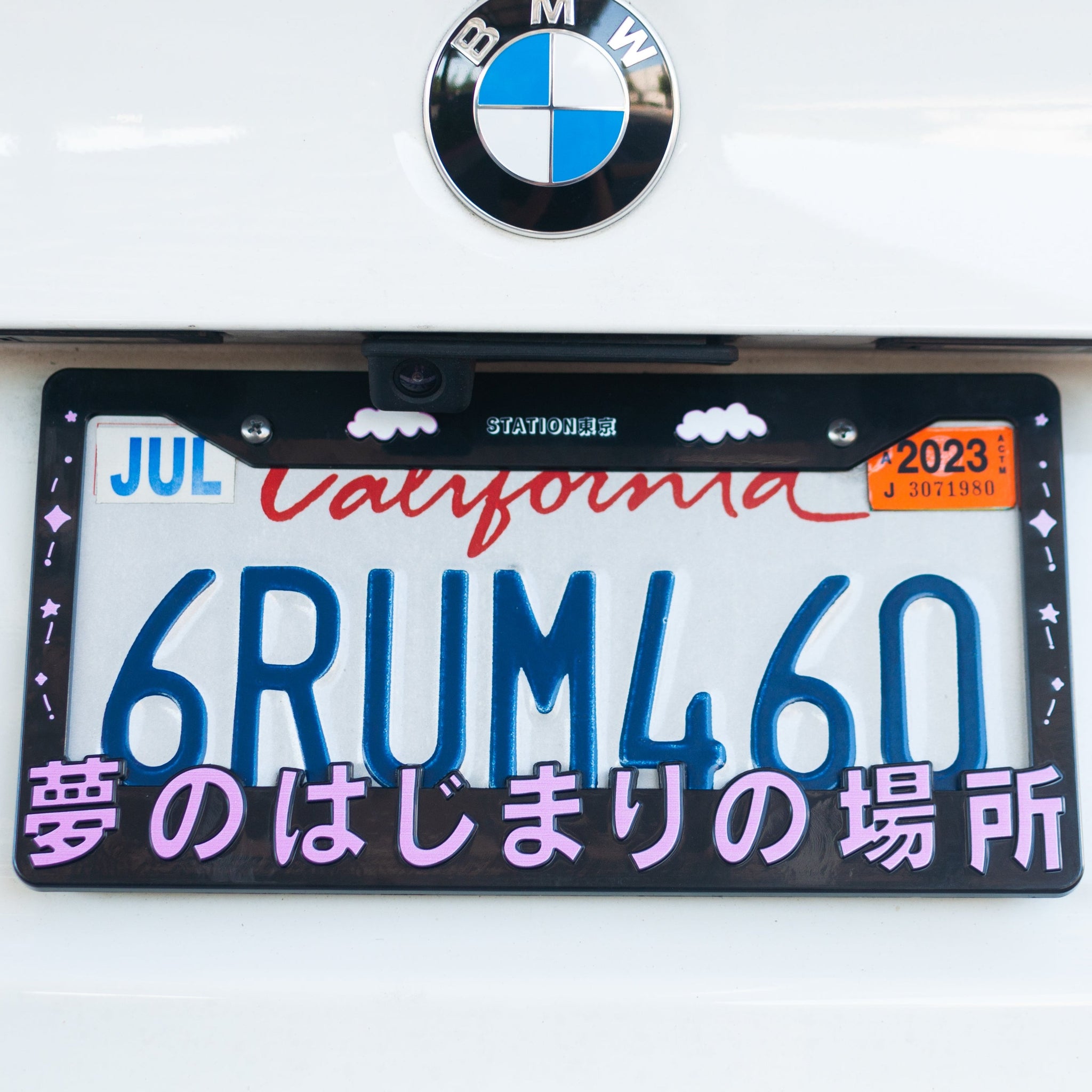 Wholesale Custom High Quality Car Anime License Plate License plate holder  Fashion portaplaca custom license plate frames From malibabacom